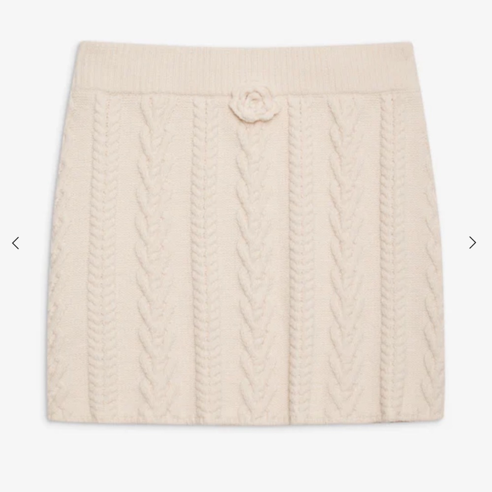 For love and lemons Martina Knit Mini Skirt